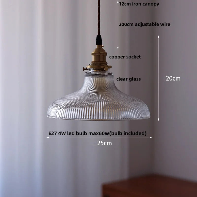 DecorBites™ Glass LED Pendant Light Chandelier for Modern Home Decor