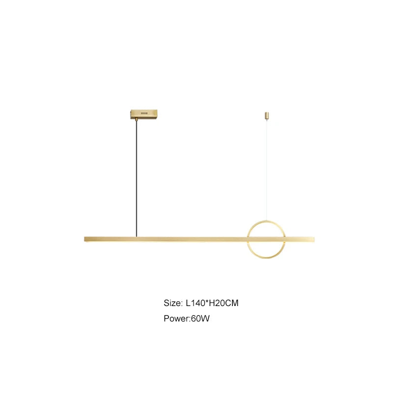 DecorBites™ Geometric Copper Chandelier: Minimalist Bar & Restaurant Atmosphere