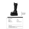 Spike Rivet Platform Motorcycle Boots Punk Style