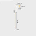 DecorBites™ Copper Wall Lamp: Modern Minimalist Bedroom Stairway Light