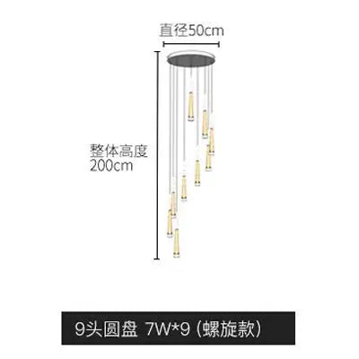 DecorBites™ Elegant LED Ring Chandelier for Living Room Bedroom Kitchen Staircase Lighting