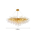 DecorBites™ Crystal LED Chandelier: Elegant Modern Luxury Ceiling Lighting for Living Room Decor