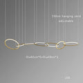DecorBites™ Gold Stainless Steel Circles Pendant Lights for Dining Room Home Decor