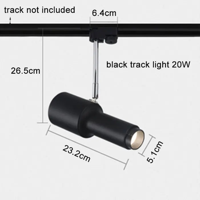 DecorBites™ Adjustable Focus LED Track Lights for Commercial Spaces