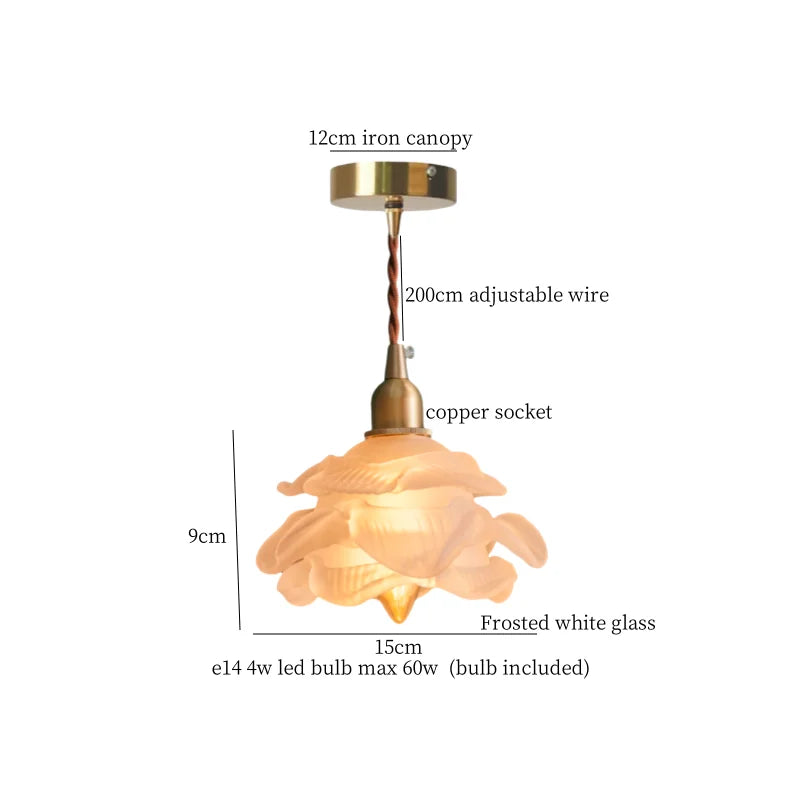 DecorBites™ Frosted White Glass LED Pendant Lamp: Nordic Minimalism for Living Room & Cafe