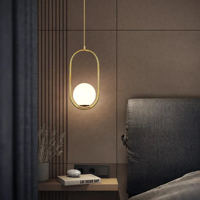 DecorBites™ Glass Ball LED Chandelier - Minimalist Nordic Art for Home, Restaurant, Bar & Bedroom