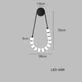 DecorBites™ LED Fancy Necklace Wall Lamp for Bedside & Living Room