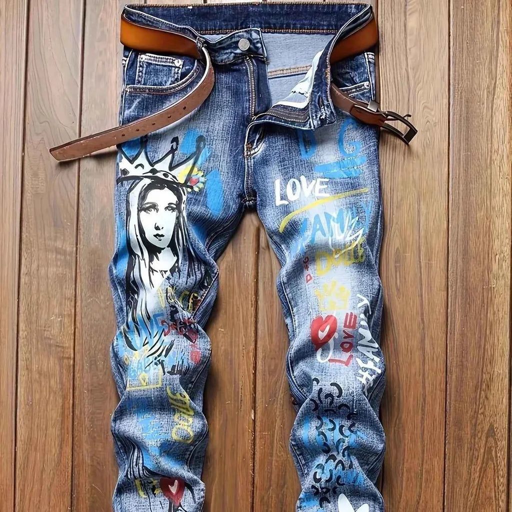 Men's Printed Pants Urban Fashion
