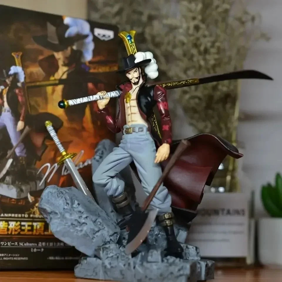 Dracule Mihawk Figure: 15cm One Piece Eagle Eye Statue