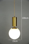 DecorBites™ Gold Ball LED Ceiling Chandelier for Luxurious Home Decor Lighting
