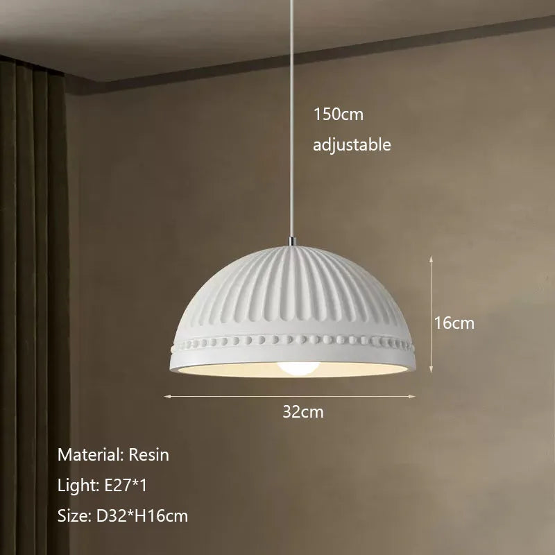 DecorBites™ French Cream Style LED Chandelier for Restaurant Bar and Kitchen