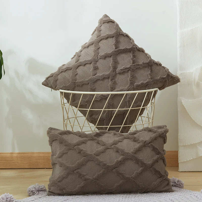 DecorBites™ Diamond Embroidery Cushion Cover for Modern Home Decor