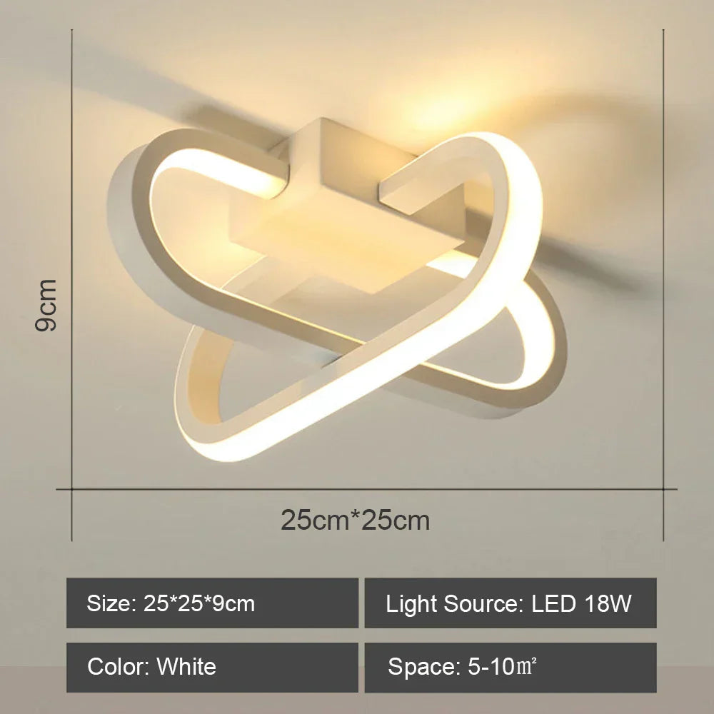 DecorBites™ LED Ceiling Light for Modern Living Room Bedroom Lighting