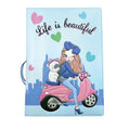 Travel Passport Holder Case Card ID Holders Wallet Bags Passport Cover Cartoon Women PU Leather