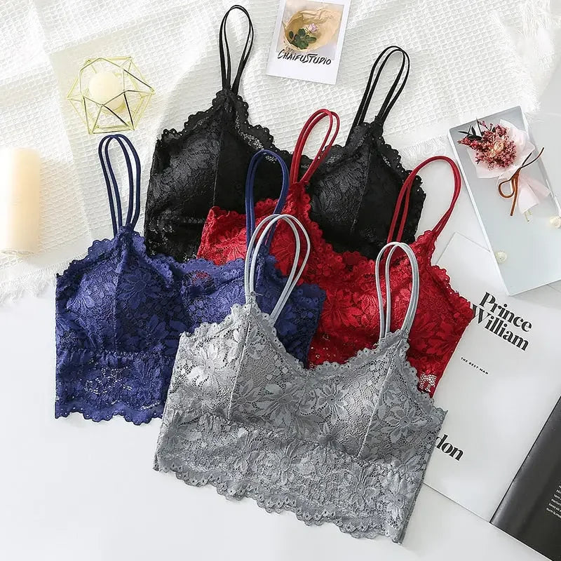 Comfortable Lace Wireless Lingerie Seamless Bra