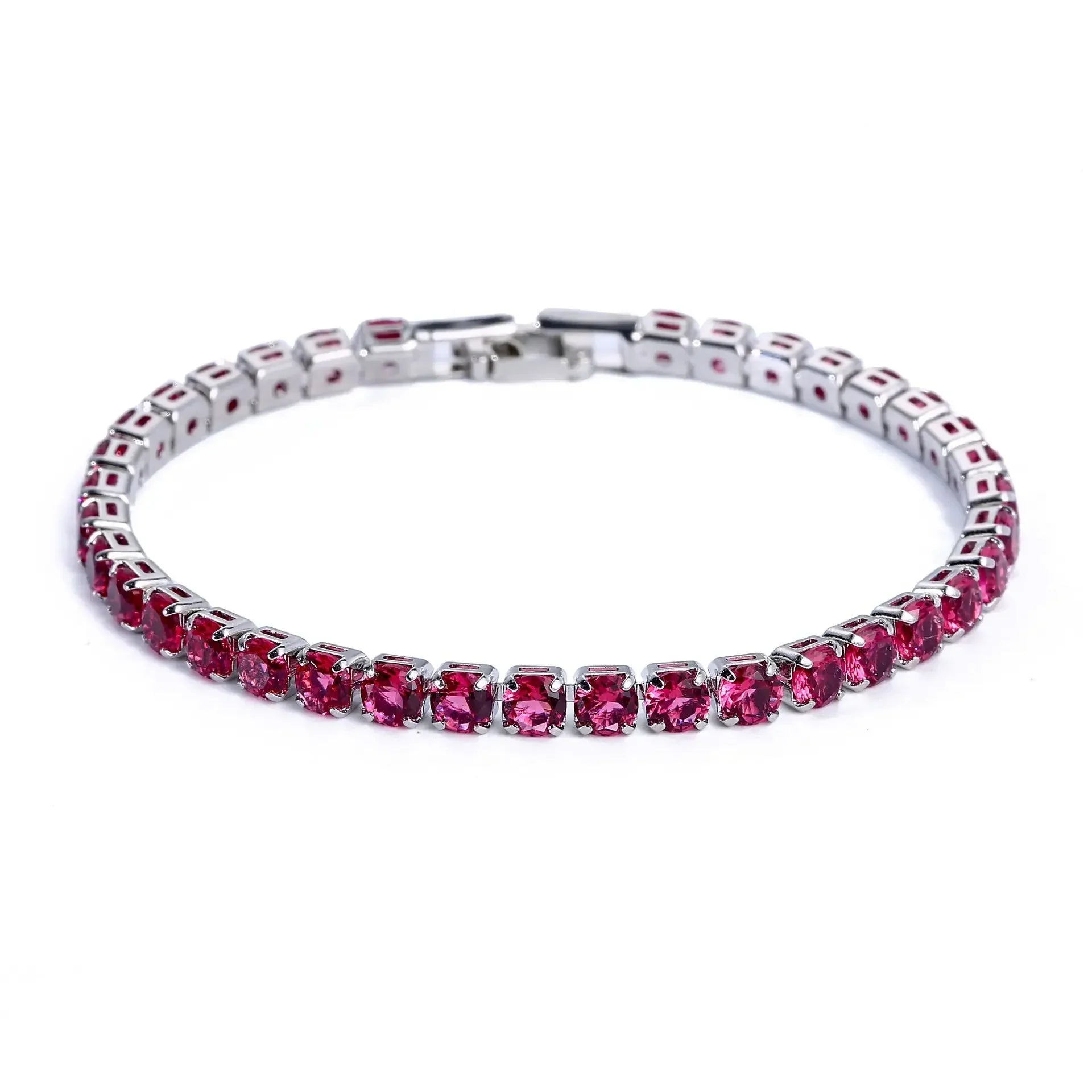 4mm Cubic Zirconia Tennis Bracelet