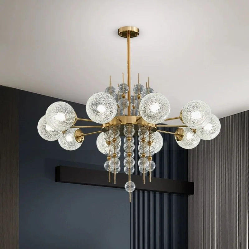 DecorBites™ Glass Ball LED Pendant Chandelier - Modern Kitchen Island Luminaria