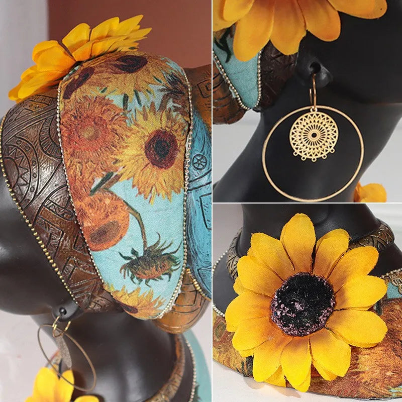 DecorBites™ African Beauty Figurines: Modern Art Crafts for Home & Office Decor