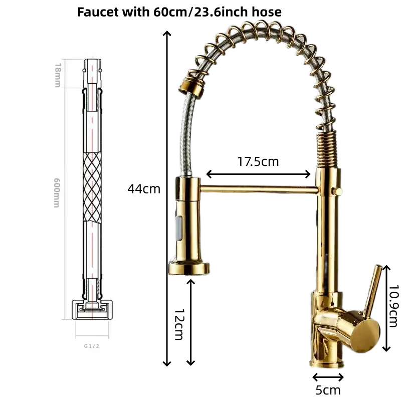 DecorBites™ Gourmet Faucets for Kitchen Bathroom, Mixer Tapware for Sink Washbasin