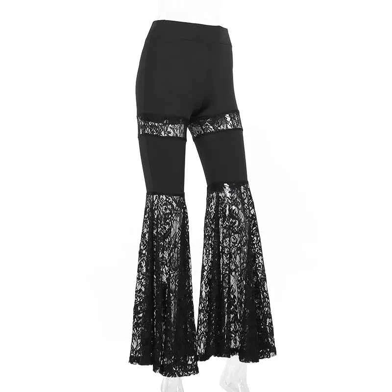 Gothic Crop Top T-Shirt for Women Sexy Fishnet Backless Steampunk