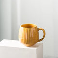 DecorBites™ Gradient Glaze Ceramic Coffee Mug, 480ml Retro Japanese Style Cup