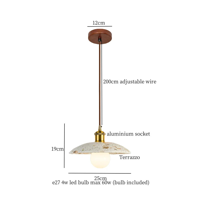 DecorBites™ Green Marble LED Pendant Light - Modern Nordic Interior Lighting Fixture