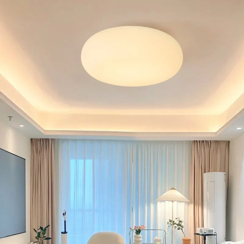 DecorBites™ Cream Apple LED Pendant Light for Cozy Illumination in Home Décor