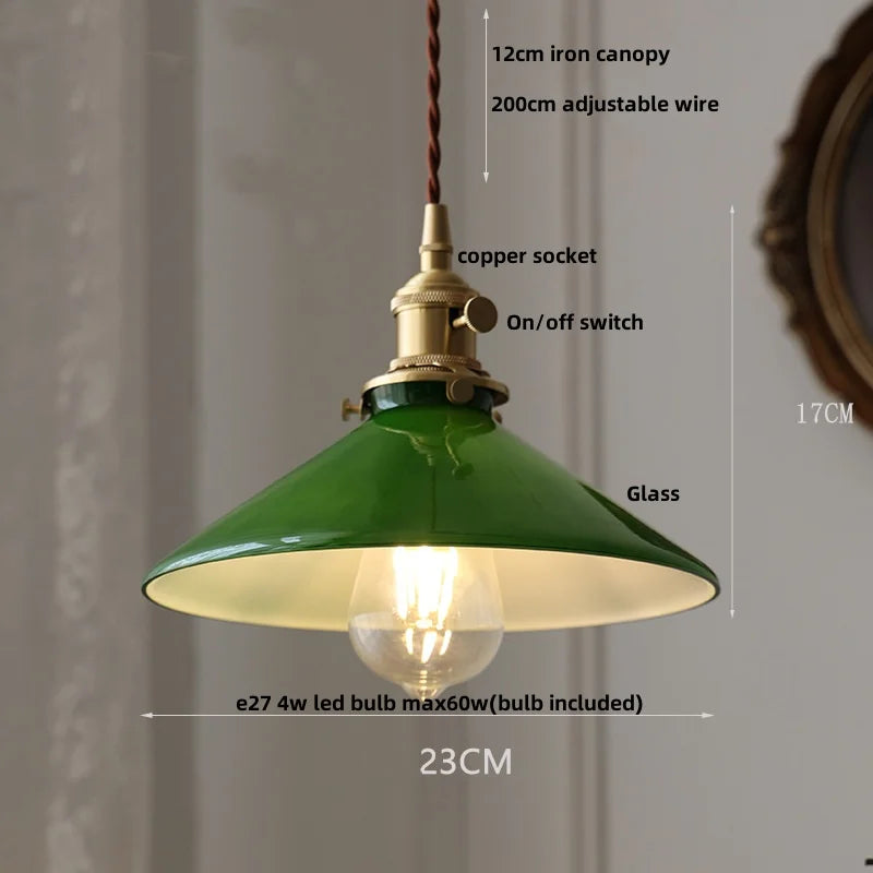 DecorBites™ Iron Lampshade LED Pendant Lights, Adjustable Modern Hang Lamp