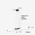DecorBites™ Dimmable LED Acryl Chandelier Lighting Luminaire for Dinning Room