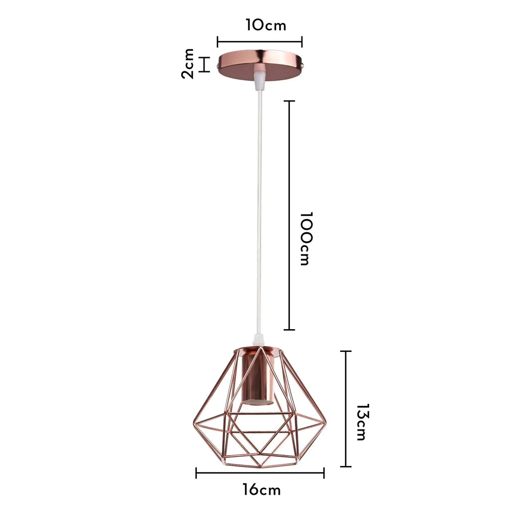 DecorBites™ Industrial Retro Loft LED Pendant Light for Home Living Room Kitchen