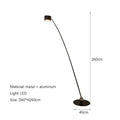 DecorBites™ Black Floor Lamp | Nordic Style LED Light for Living Room, Bedroom, or Salon