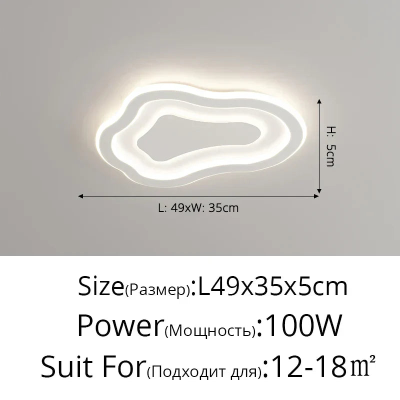 DecorBites™ Cloud Chandelier Nordic Modern Living Room Ceiling Lamp