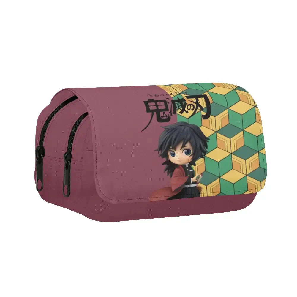 Demon Slayer Backpack Set: Tanjiro & Nezuko School Gear