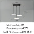 DecorBites™ Black Finish LED Pendant Lights for Home Decoration Indoor Lighting
