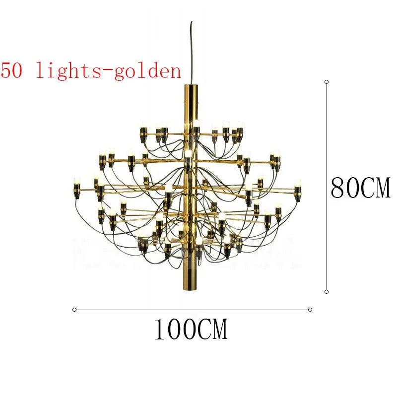 DecorBites™ LED Candle Chandelier: Elegant Italian Design Pendant Light for Home Decor