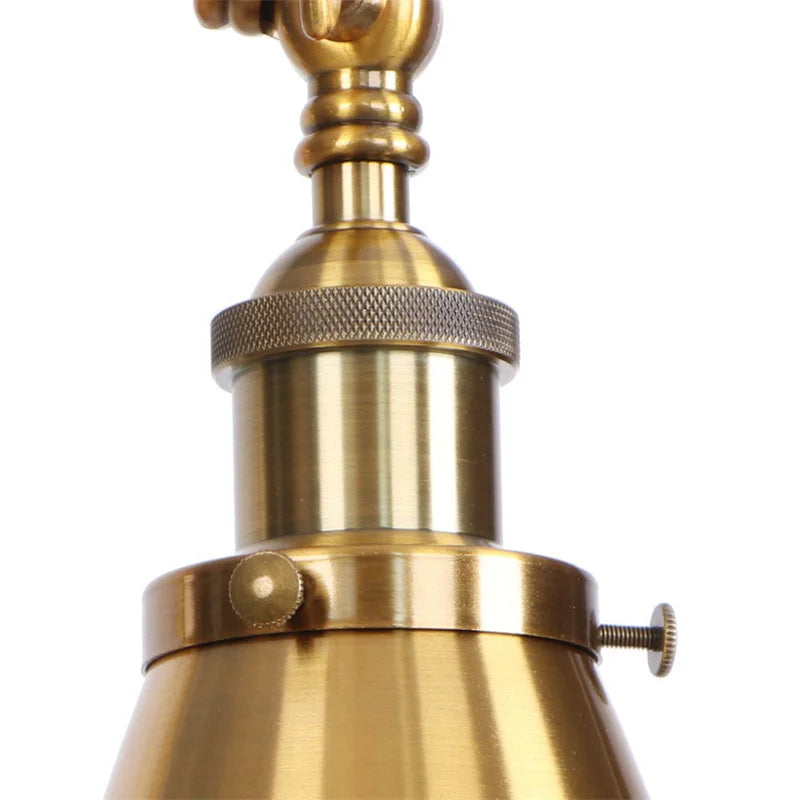 DecorBites™ LED Long Arm Wall Lamp with Pull Chain Switch for Home Hotel Bathroom