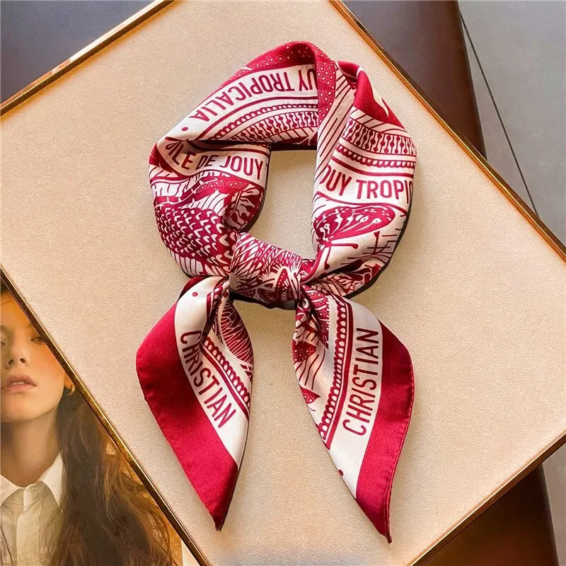 Juliette Designer Satin Scarf