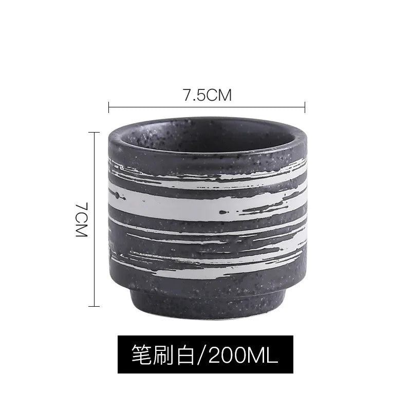 DecorBites™ Japanese Style Ceramic Coffee Cup for Personal Use
