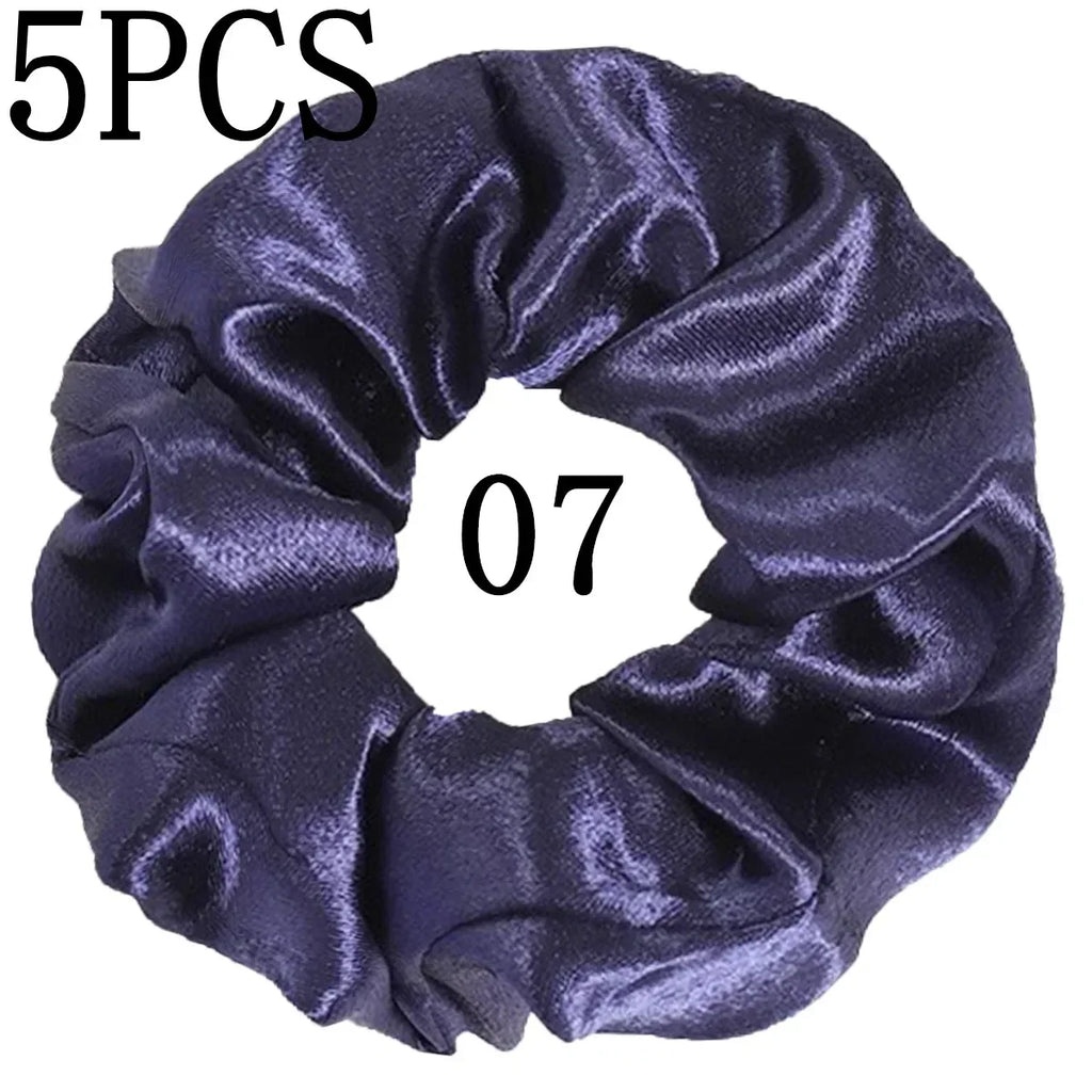 Women's Silky Satin Hair Scrunchies Set