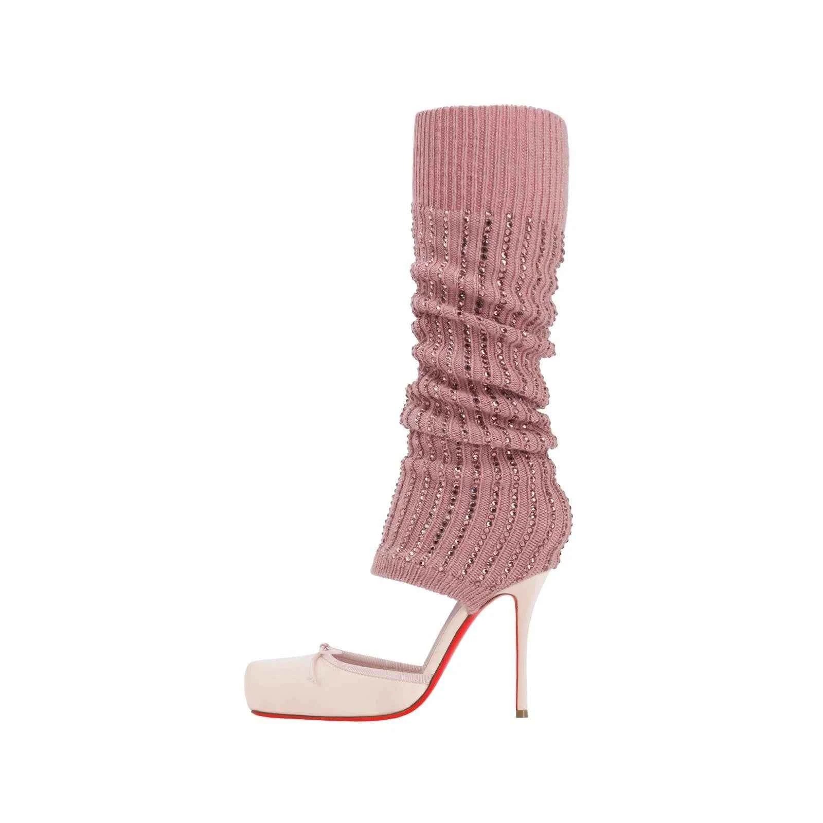 Sexy rhinestone Heels Elastic with sleeves New Arrivals