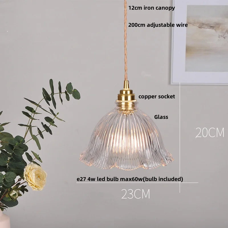 DecorBites™ Glass LED Pendant Light - Modern Nordic Design for Kitchen, Restaurant, Living Room