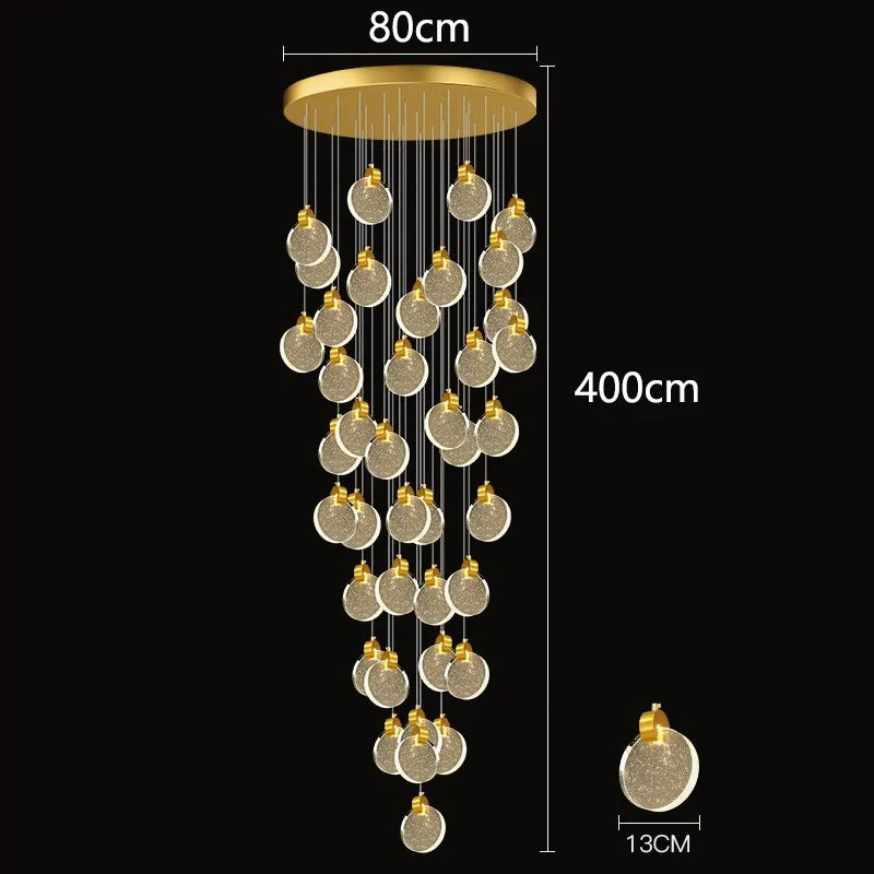 DecorBites™ LED Pendant Chandeliers for Modern Home Decor and Indoor Lighting