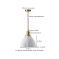 DecorBites™ Cyan Ceramic LED Pendant Light for Loft Cafe Bar Decor