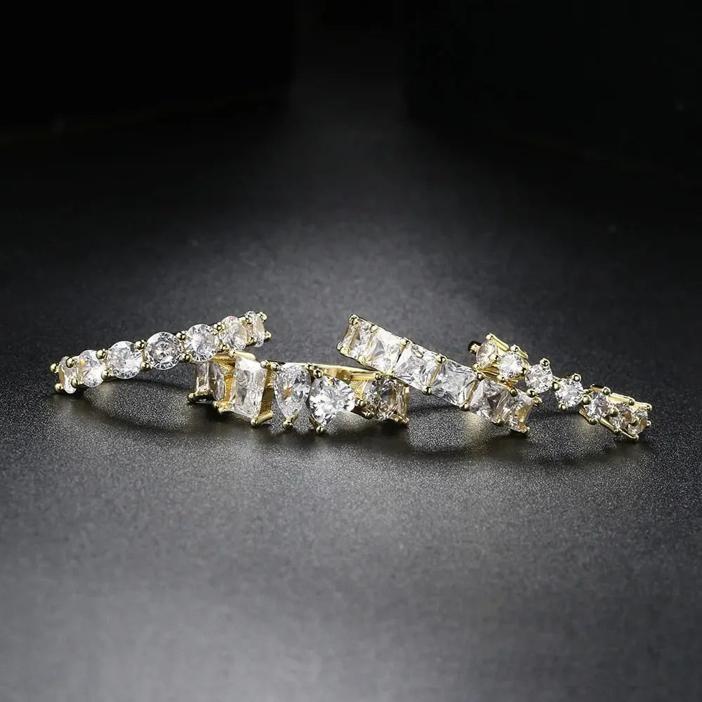 Happy Hour Crystal Stacking Rings