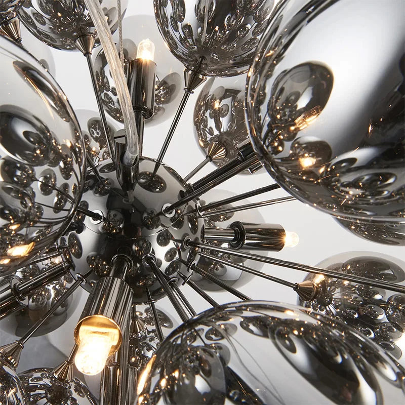 DecorBites™ Elegant Grape Glass Chandelier for Luxury Home Decoration
