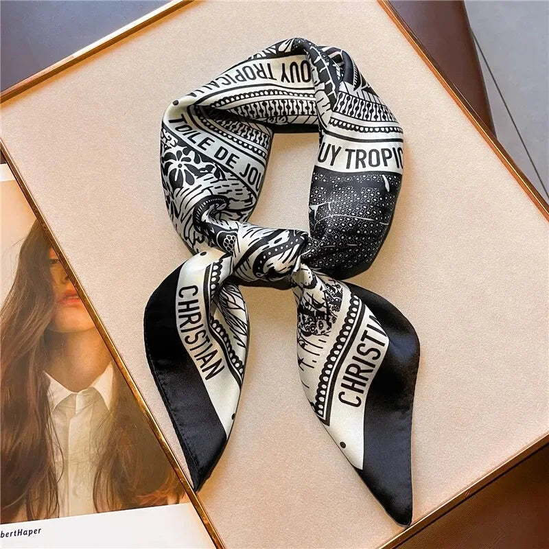 Juliette Designer Satin Scarf