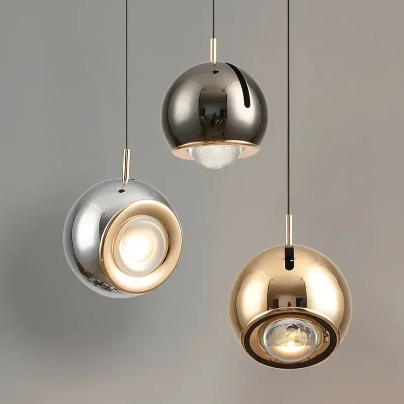 DecorBites™ Adjustable Angle LED Pendant Light: Modern Stretchable Chandelier for Home Decor
