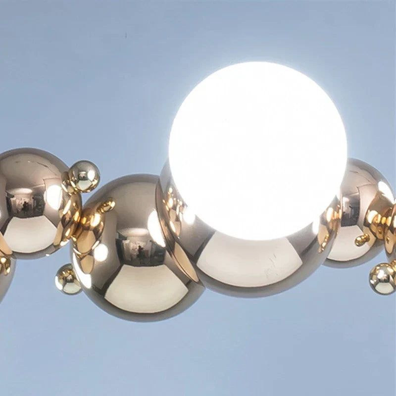 DecorBites™ LED Caterpillar Chandelier: Stylish Long Pendant Lamp for Living Room, Restaurant, Hotel