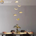 DecorBites™ Crystal Sand Staircase Chandelier-Living, Dining, Bedroom LED Decorative Light