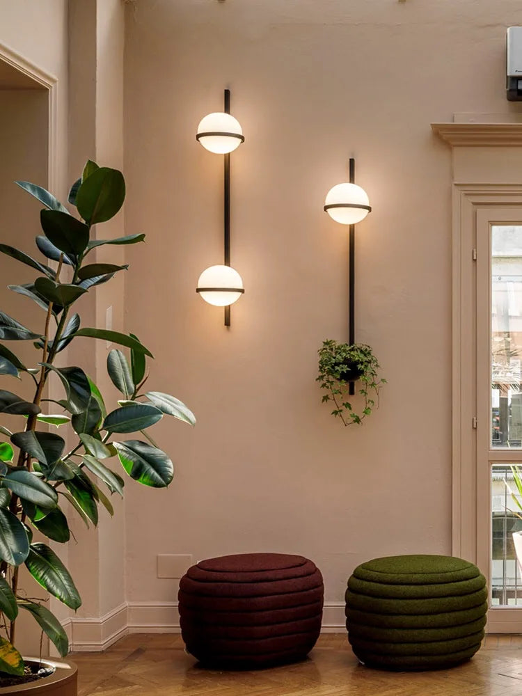 DecorBites™ LED Art Deco Wall Lights: Modern, Creative Plant Design for Home Living Room Bedroom